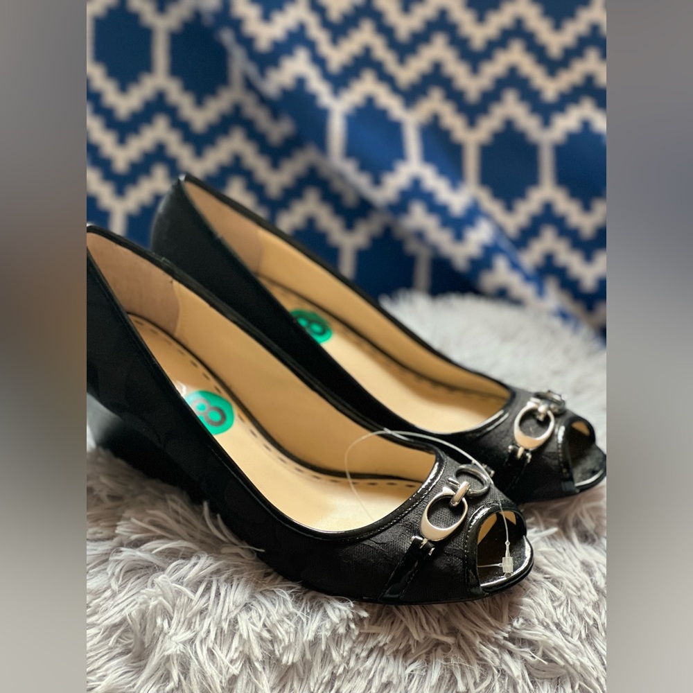 Coach wedge heels